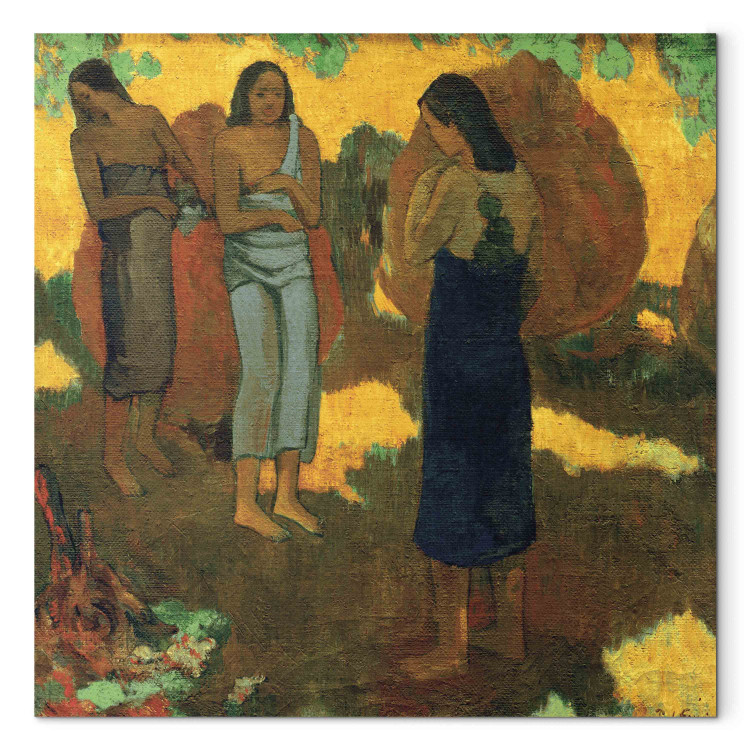 Reproduction Painting Three Tahiti Women on Yellow Ground 157931