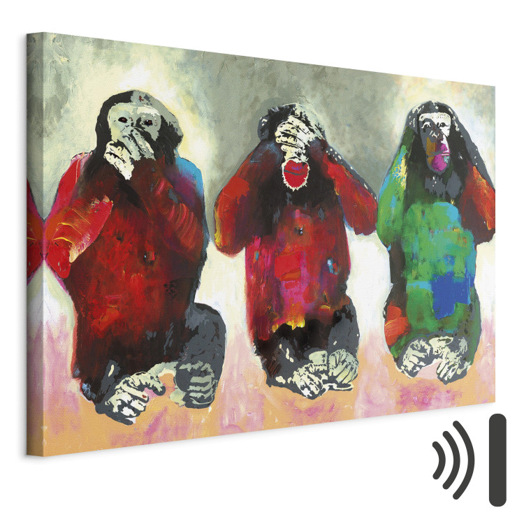 Canvas Three Wise Monkeys 88931 additionalImage 8