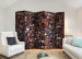 Folding Screen Stone Castle II - texture of brown stones of various shapes 95231 additionalThumb 4