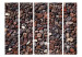 Folding Screen Stone Castle II - texture of brown stones of various shapes 95231 additionalThumb 3