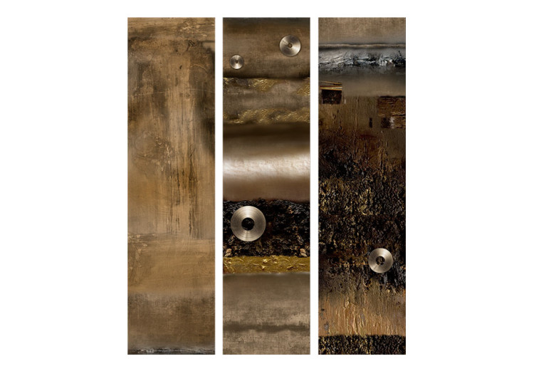 Room Separator Metallic Covenant - metal abstract texture on a brown background 95431 additionalImage 3