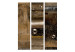 Room Separator Metallic Covenant - metal abstract texture on a brown background 95431 additionalThumb 3