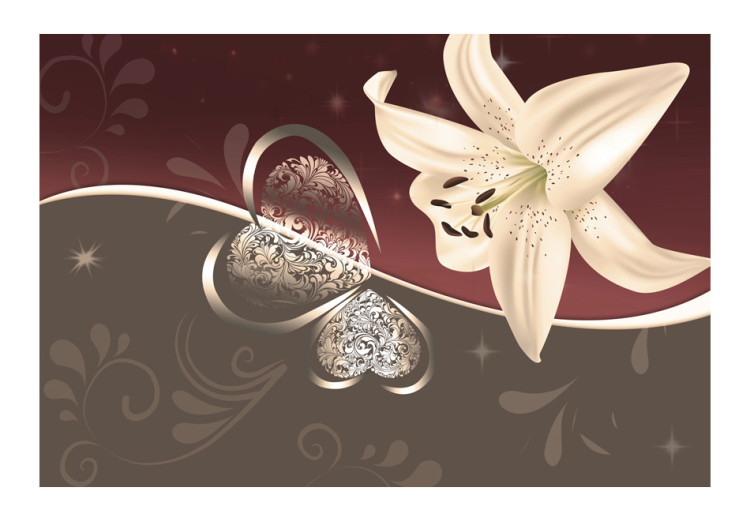 Wall Mural Cream lily 96831 additionalImage 1