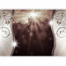 Photo Wallpaper Sunshine - abstract with silver ornaments and sparkle 97131 additionalThumb 1