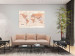 Decorative Pinboard World Map: Orange World [Cork Map] 98031 additionalThumb 4