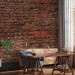 Wall Mural Red like a brick - solid pattern in red brick wall motif 106841 additionalThumb 4