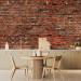 Wall Mural Red like a brick - solid pattern in red brick wall motif 106841 additionalThumb 6