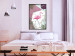 Poster Flamingo Stroll - geometric abstraction with a pink bird and leaves 114441 additionalThumb 3