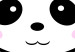 Canvas Cheerful panda - children's graphics with pandas and bears heads 114541 additionalThumb 5