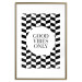 Wall Poster Good Vibes Only - geometric composition in black and white pattern 114741 additionalThumb 14