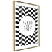 Wall Poster Good Vibes Only - geometric composition in black and white pattern 114741 additionalThumb 12
