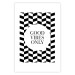 Wall Poster Good Vibes Only - geometric composition in black and white pattern 114741 additionalThumb 19