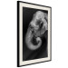 Poster Elephant Portrait - black and white composition with an African animal 116441 additionalThumb 3