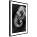 Poster Elephant Portrait - black and white composition with an African animal 116441 additionalThumb 11