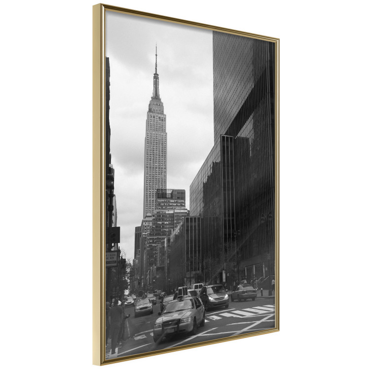 Wall Poster New York Street - black and white architectural shot in the city center 117141 additionalImage 14