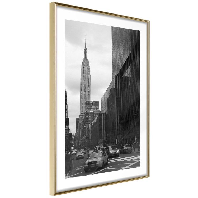 Wall Poster New York Street - black and white architectural shot in the city center 117141 additionalImage 6