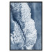 Poster Waves of Melancholy - landscape immersed in blue sea from a bird's eye view 117241 additionalThumb 18