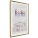 Wall Poster Berlin in Watercolors - Brandenburg Gate and texts on a light background 118641 additionalThumb 2