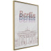 Wall Poster Berlin in Watercolors - Brandenburg Gate and texts on a light background 118641 additionalThumb 14