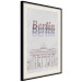 Wall Poster Berlin in Watercolors - Brandenburg Gate and texts on a light background 118641 additionalThumb 3