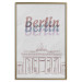 Wall Poster Berlin in Watercolors - Brandenburg Gate and texts on a light background 118641 additionalThumb 20
