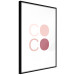 Wall Poster Pink Coco - colorful text with one letter filled in on a white background 122941 additionalThumb 11