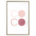 Wall Poster Pink Coco - colorful text with one letter filled in on a white background 122941 additionalThumb 20