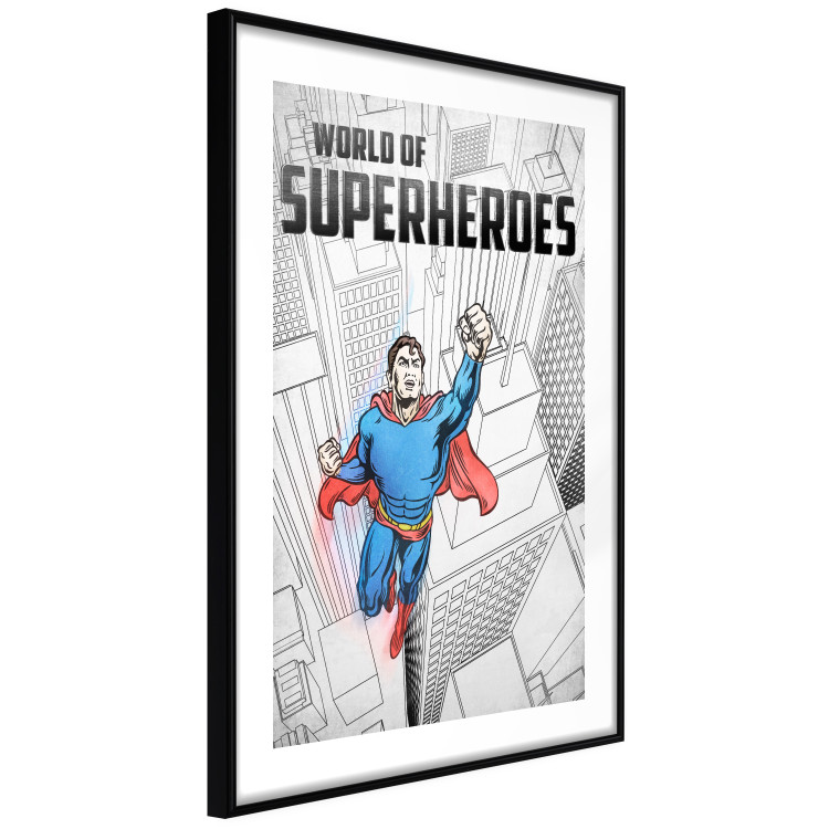 Poster World of Superheroes - superhero character and English captions 123641 additionalImage 11