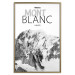 Wall Poster Mont Blanc - black and white mountain landscape with English captions 123741 additionalThumb 20