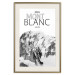 Wall Poster Mont Blanc - black and white mountain landscape with English captions 123741 additionalThumb 19