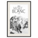 Wall Poster Mont Blanc - black and white mountain landscape with English captions 123741 additionalThumb 18