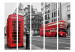 Room Divider Screen Icons of London II (5-piece) - red bus and telephone booth 124141 additionalThumb 3