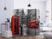 Room Divider Screen Icons of London II (5-piece) - red bus and telephone booth 124141 additionalThumb 2