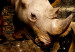 Large canvas print Golden Rhino II [Large Format] 125441 additionalThumb 4