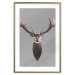 Wall Poster Deer in Circles - abstract brown deer made of geometric figures 126941 additionalThumb 14