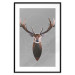 Wall Poster Deer in Circles - abstract brown deer made of geometric figures 126941 additionalThumb 17