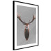 Wall Poster Deer in Circles - abstract brown deer made of geometric figures 126941 additionalThumb 6