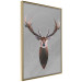 Wall Poster Deer in Circles - abstract brown deer made of geometric figures 126941 additionalThumb 12