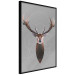 Wall Poster Deer in Circles - abstract brown deer made of geometric figures 126941 additionalThumb 13