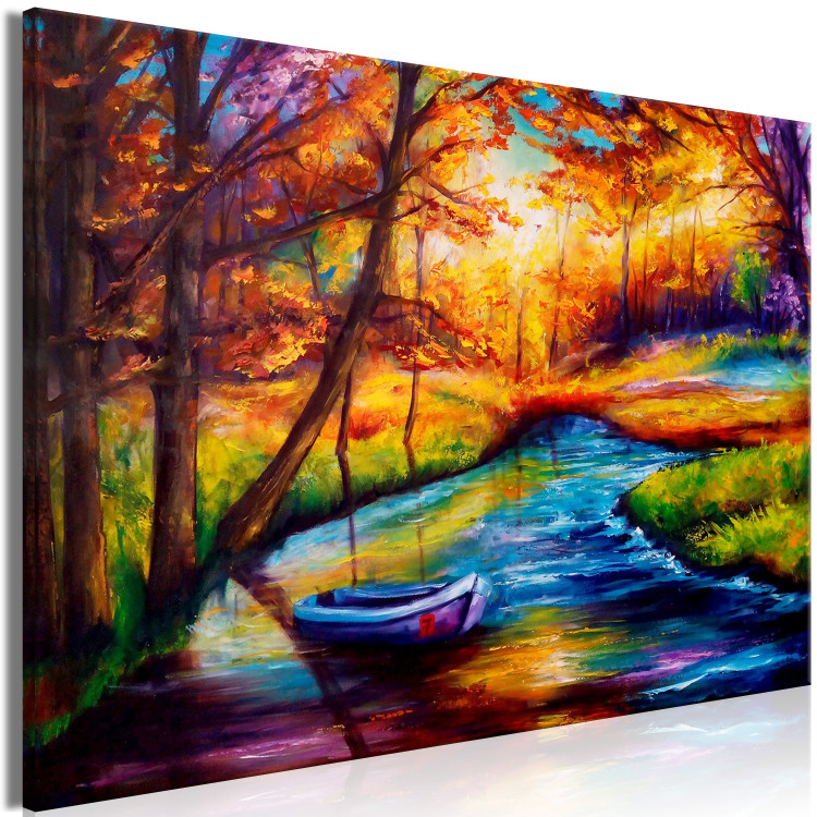 Canvas Print Autumn in the Park (1 Part) Wide 127041 additionalImage 2
