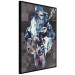 Wall Poster Clash of Titans - fanciful mosaic of figures in mirrored reflection 127841 additionalThumb 11