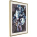 Wall Poster Clash of Titans - fanciful mosaic of figures in mirrored reflection 127841 additionalThumb 2