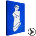 Canvas Art Print Figure of Venus - graphic modeled on Venus sculpture on blue offset 134241 additionalThumb 6