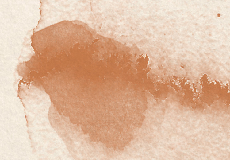 Canvas Art Print Light transmission - inscription in beige on a light background 135541 additionalImage 4