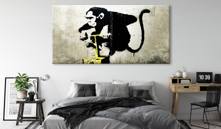 Large canvas print Monkey TNT Detonator by Banksy II [Large Format] 136441 additionalImage 3