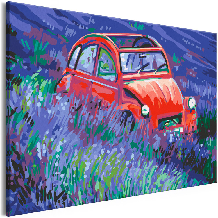 Paint by Number Kit Car in a Lavender Field 137941 additionalImage 5