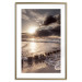 Poster Broken Passion - seascape against a setting sun 138041 additionalThumb 19