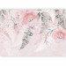 Wall Mural Pink melancholy - motif of various flowers and leaves in watercolour style 138541 additionalThumb 5