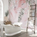 Wall Mural Pink melancholy - motif of various flowers and leaves in watercolour style 138541 additionalThumb 8