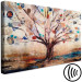 Canvas Abstract Nature (1-piece) - painted tree in warm colors 145141 additionalThumb 6